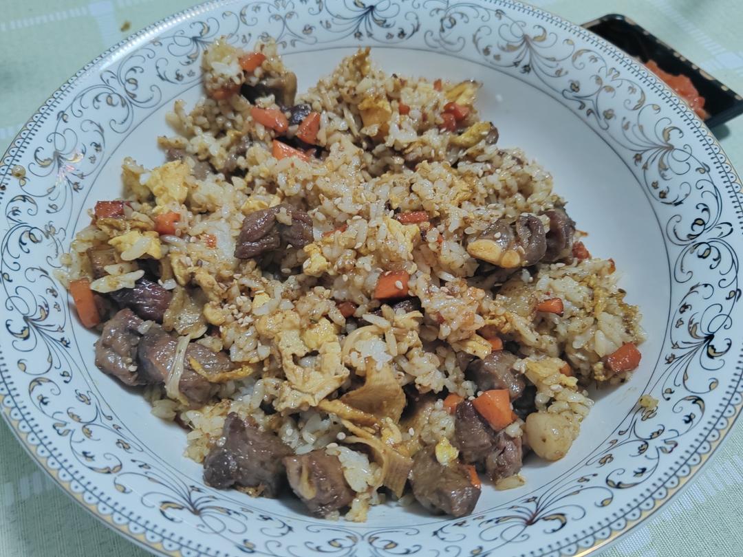 孜然羊肉炒饭