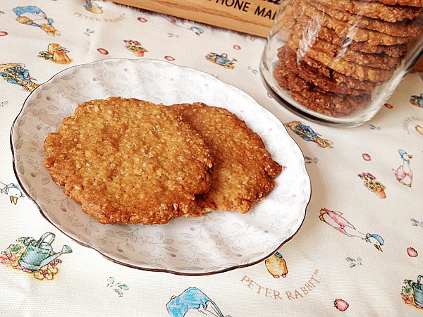 焦糖燕麦饼干