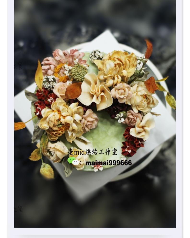 韩式裱花豆沙裱花