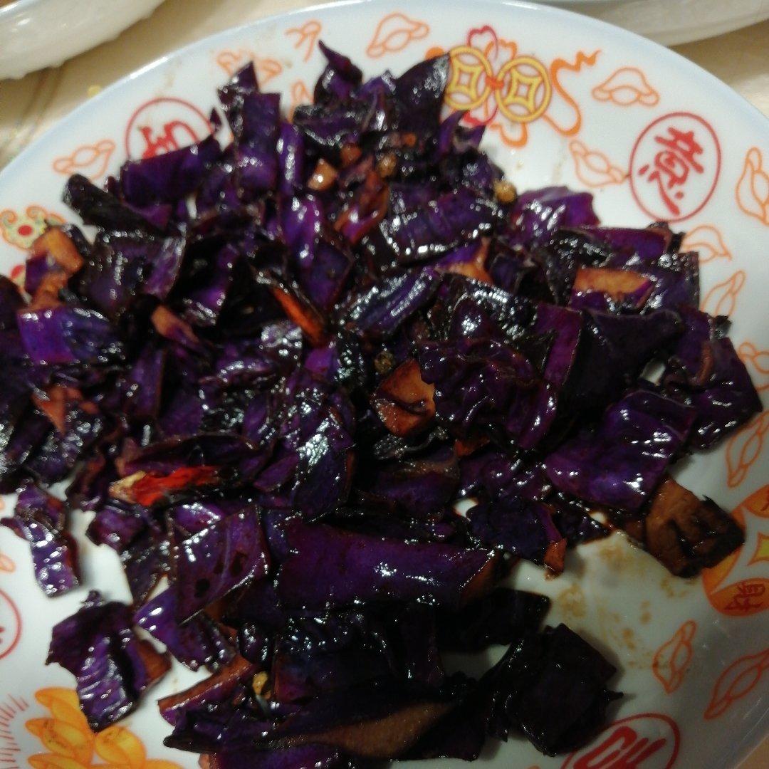 醋溜紫甘蓝