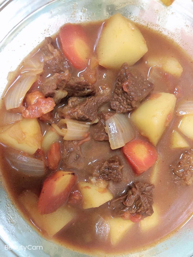 土豆炖牛肉