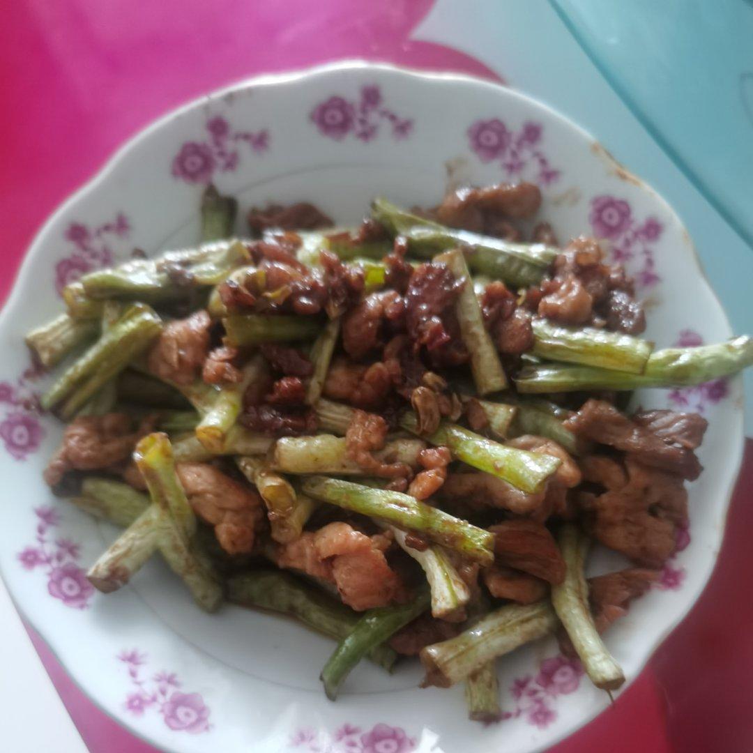 豆角炒肉