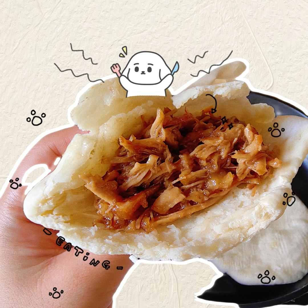 我家每周吃一顿的肉夹馍 小美揉面炖肉