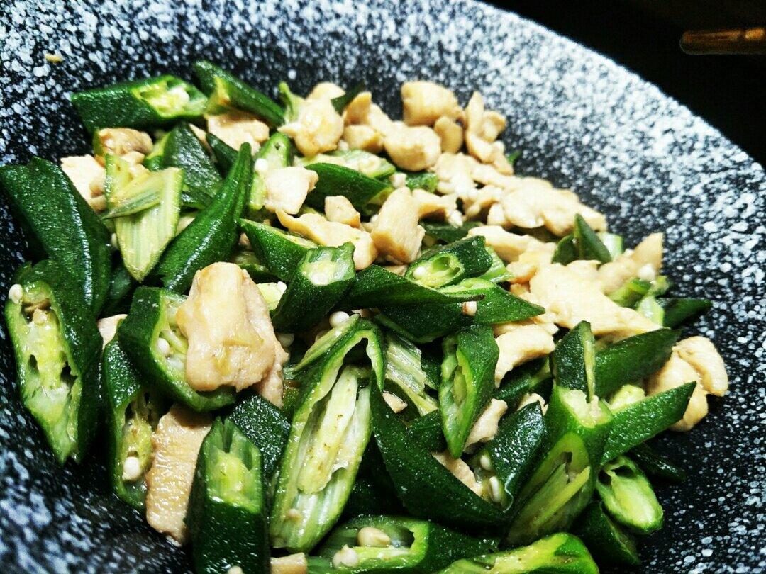 瘦身餐—鸡肉炒秋葵