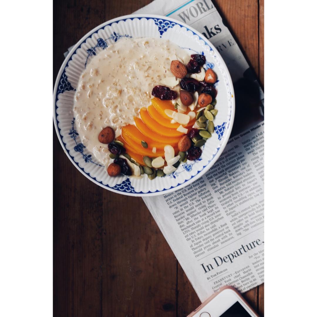 多口味牛奶钢切早餐燕麦粥丨健康·三餐