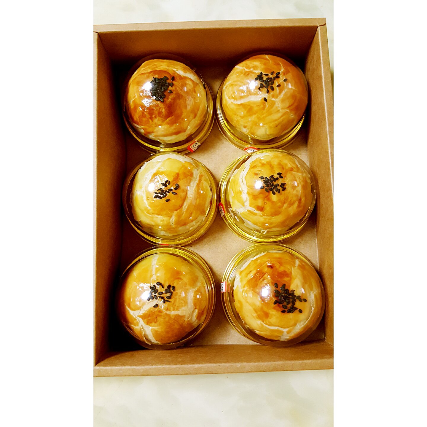 萌得掉渣渣的蛋黄酥