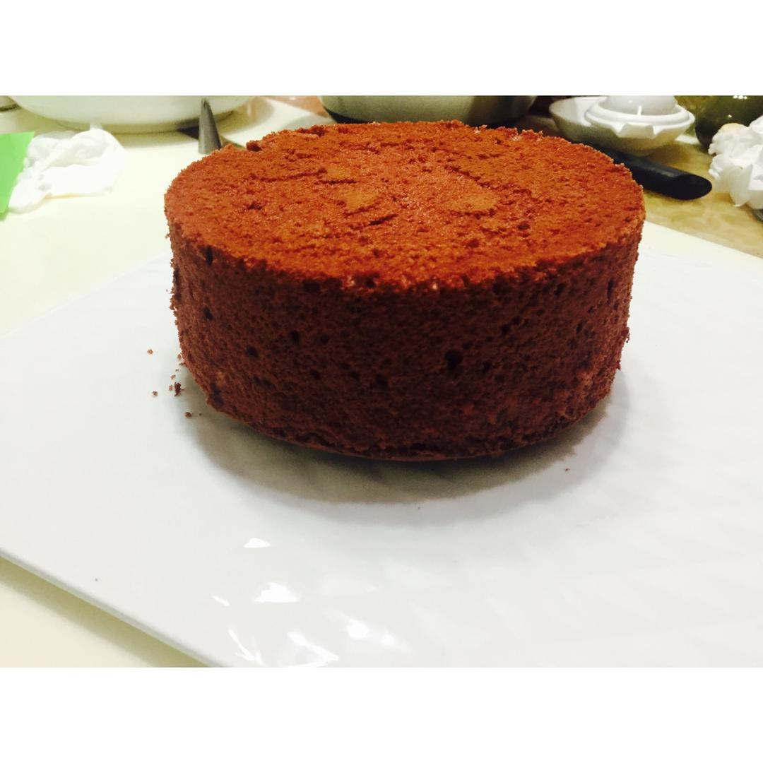 暖心红丝绒蛋糕［6寸绵软戚风版 ］
