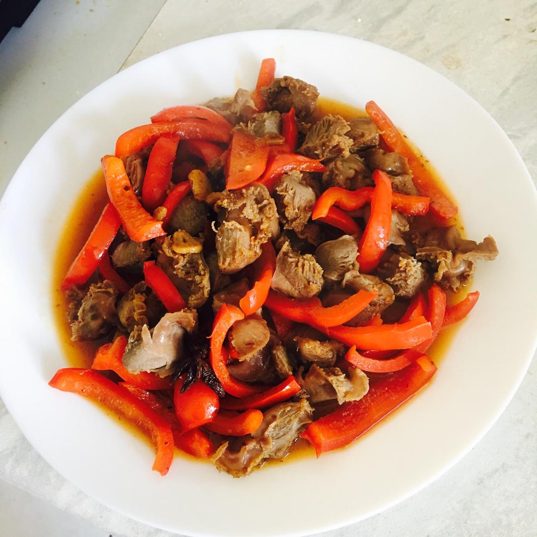 mia67做的爆炒鸡胗