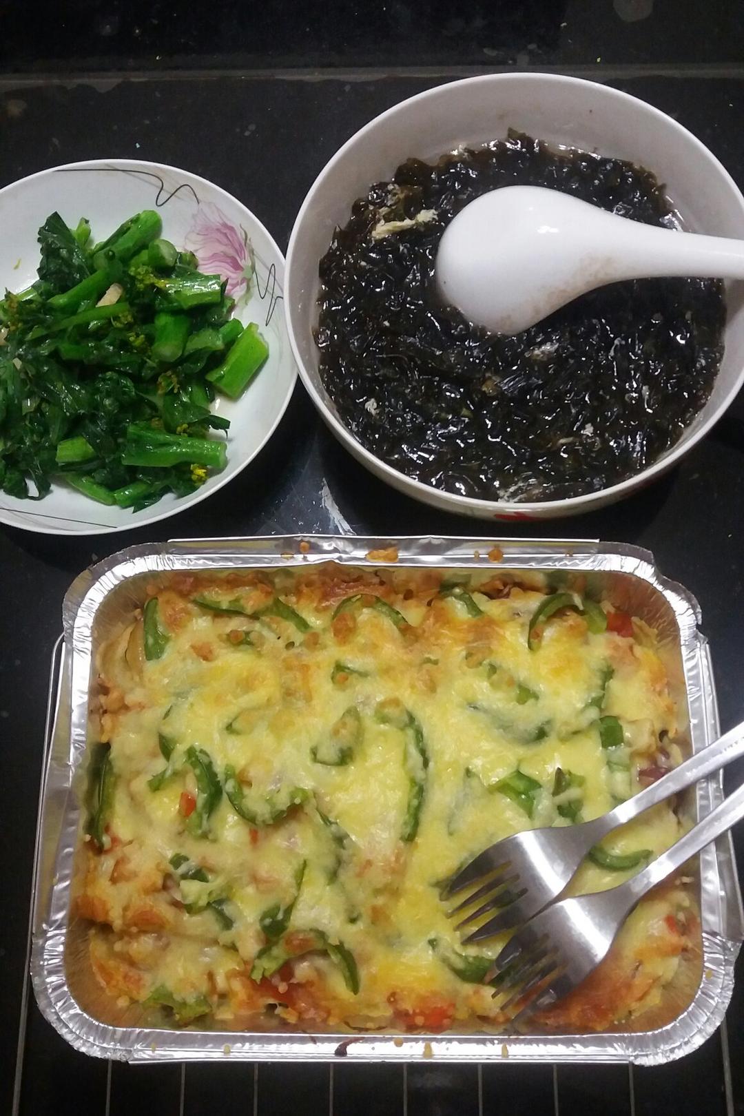 番茄鸡肉浓情焗饭【两人份】