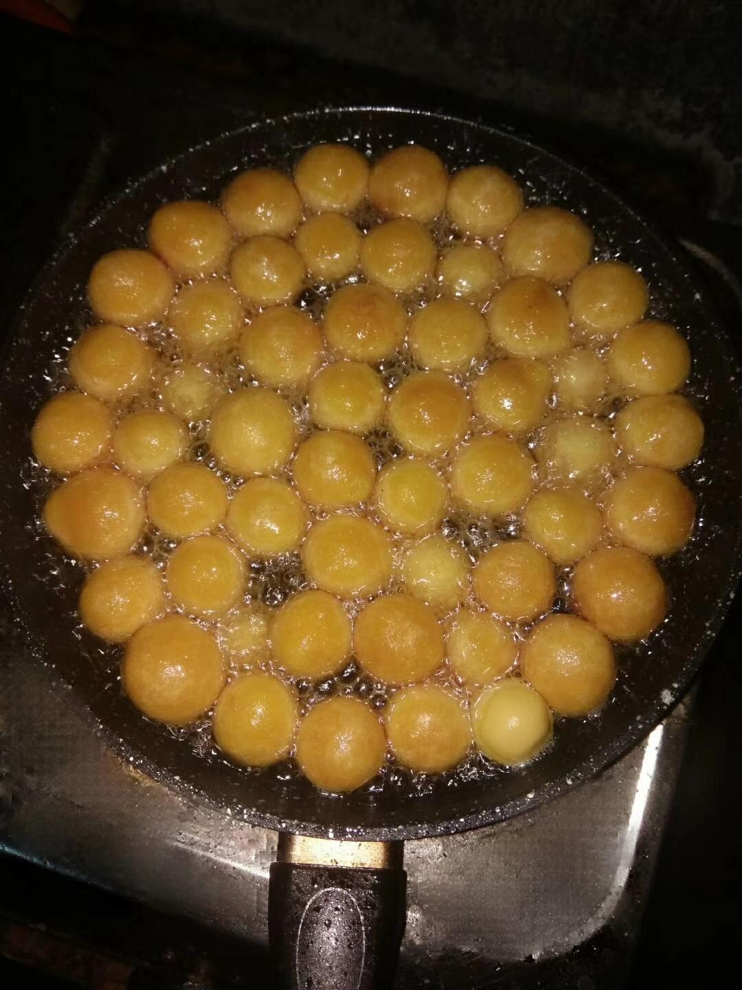 空心南瓜球/鼓鼓南瓜饼  简单易上手版