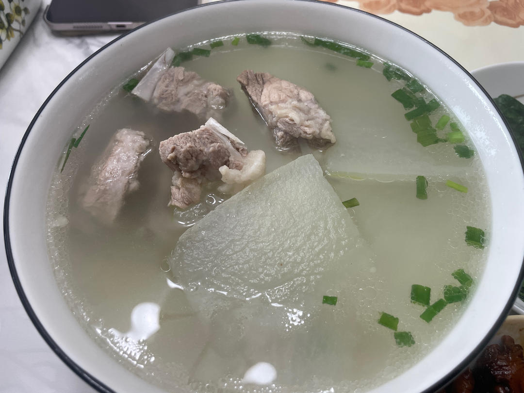 冬瓜排骨汤，夏天的味道