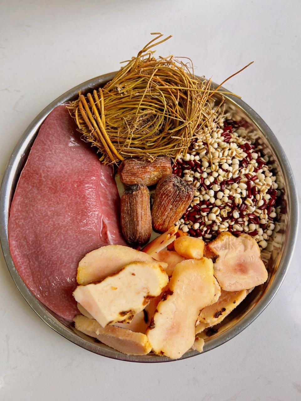 鸡骨草土茯苓赤小豆薏米蜜枣汤