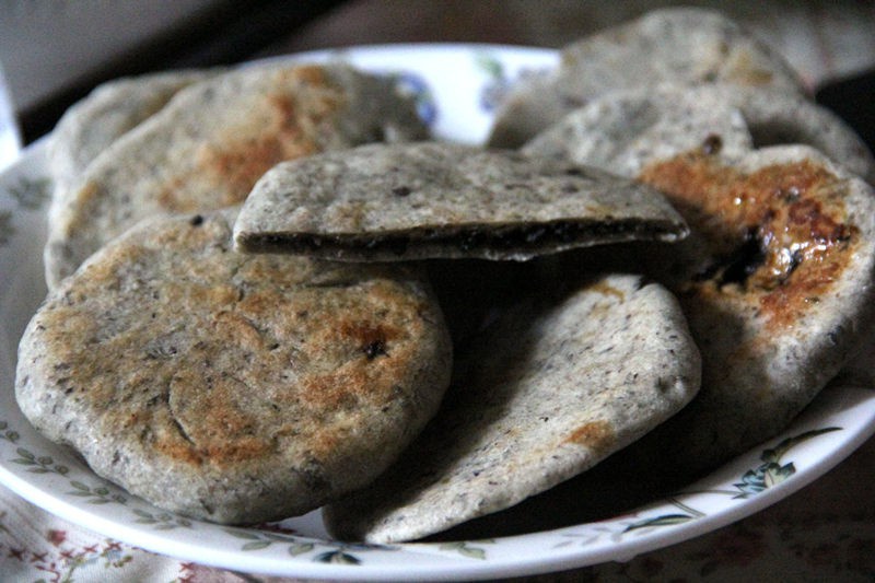 黑麦豆渣红糖馅饼