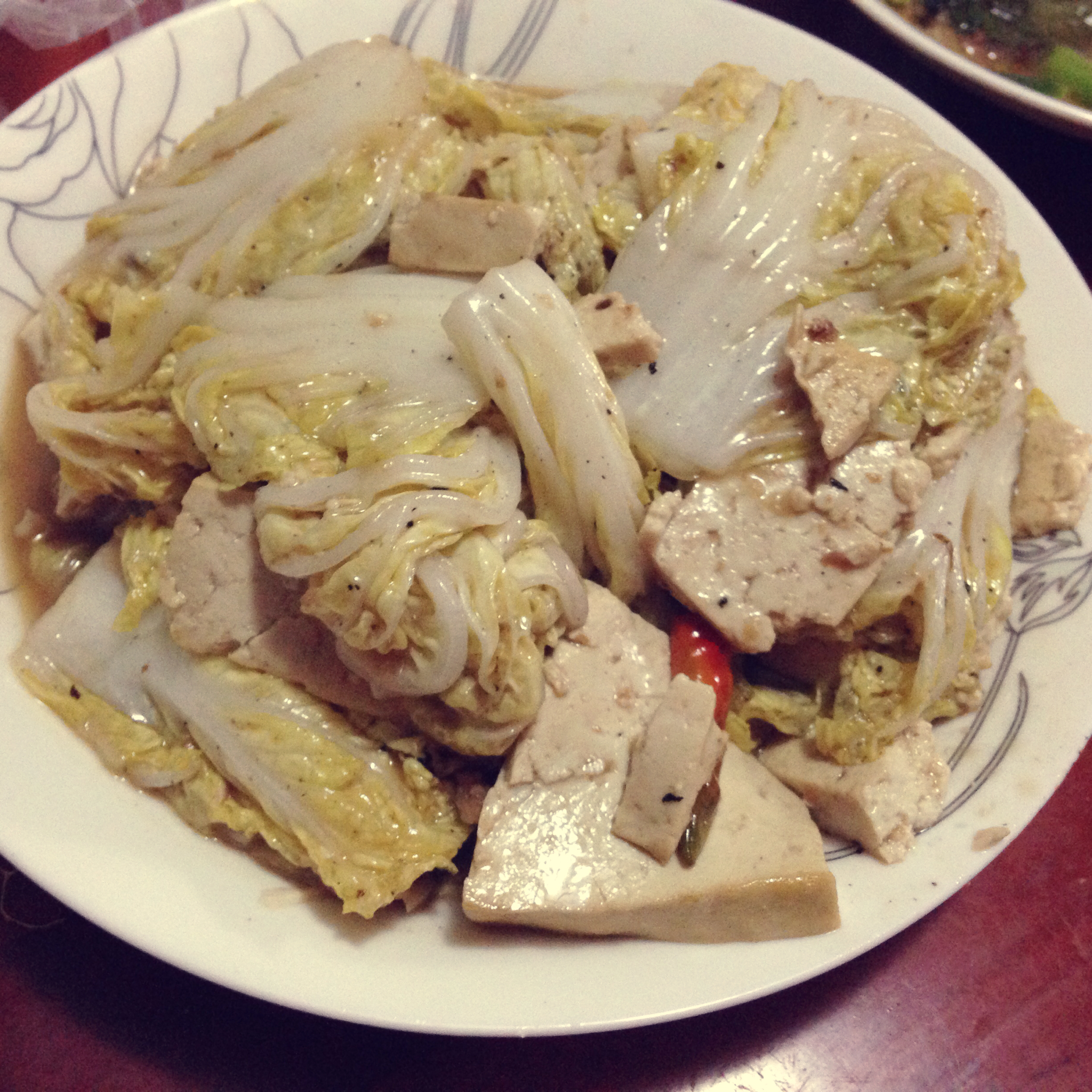 辣炒白菜豆腐