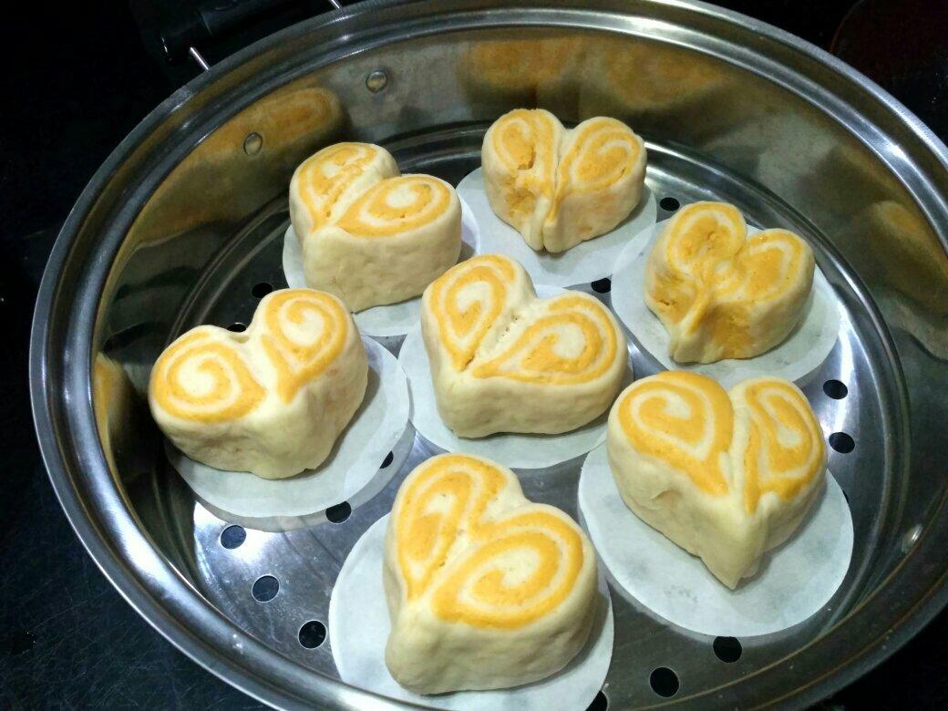 Q弹心形南瓜馒头