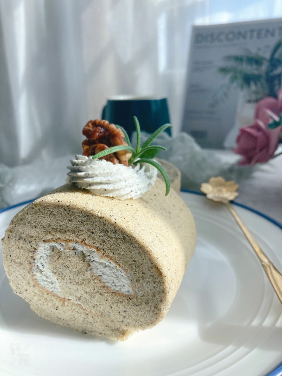 不掉皮戚风～蛋糕卷（烫面法），厚卷三种口味