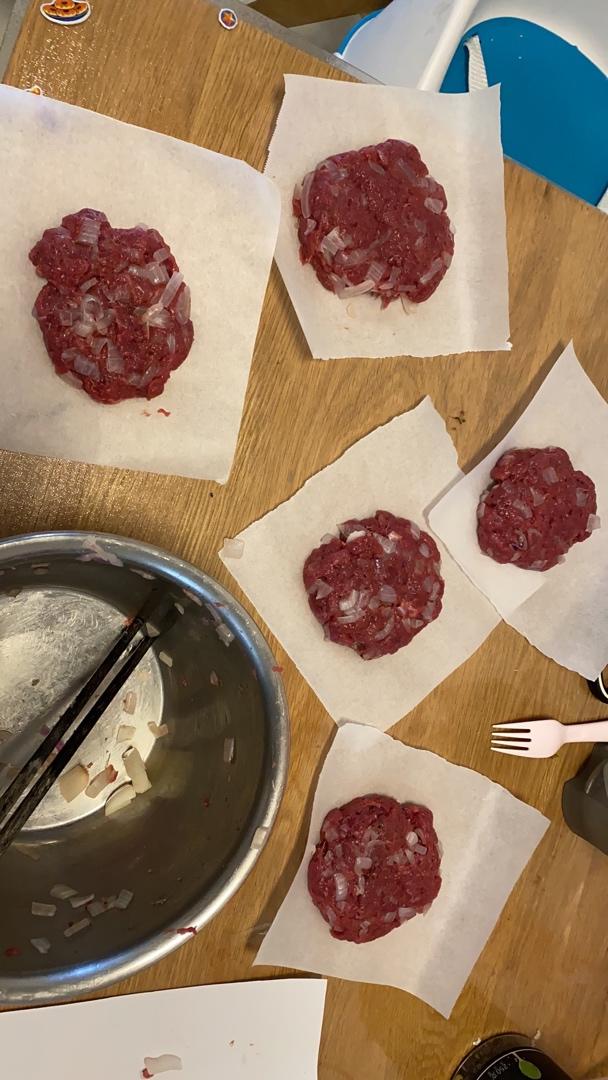 快手汉堡牛肉饼🍔