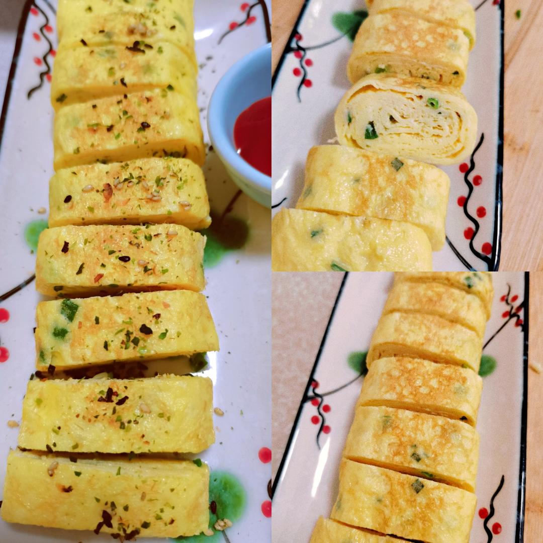 家庭版葱香厚蛋烧