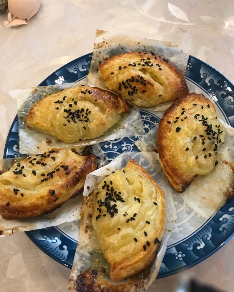 几分钟搞定孩子最爱的香蕉蛋挞皮派