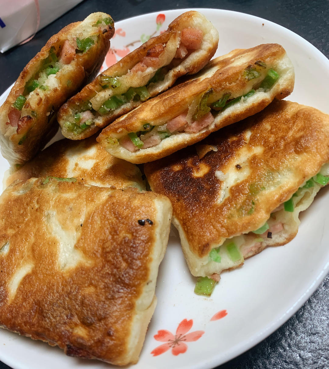 青椒火腿饼【宝宝辅食】