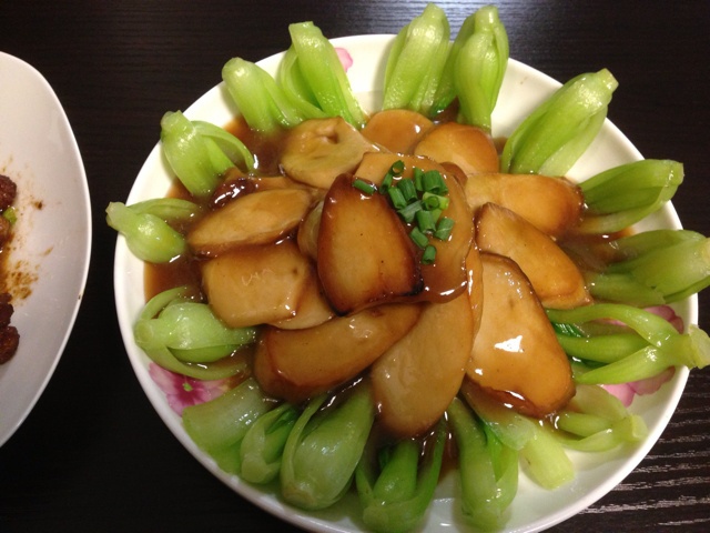 素鲍菜芯