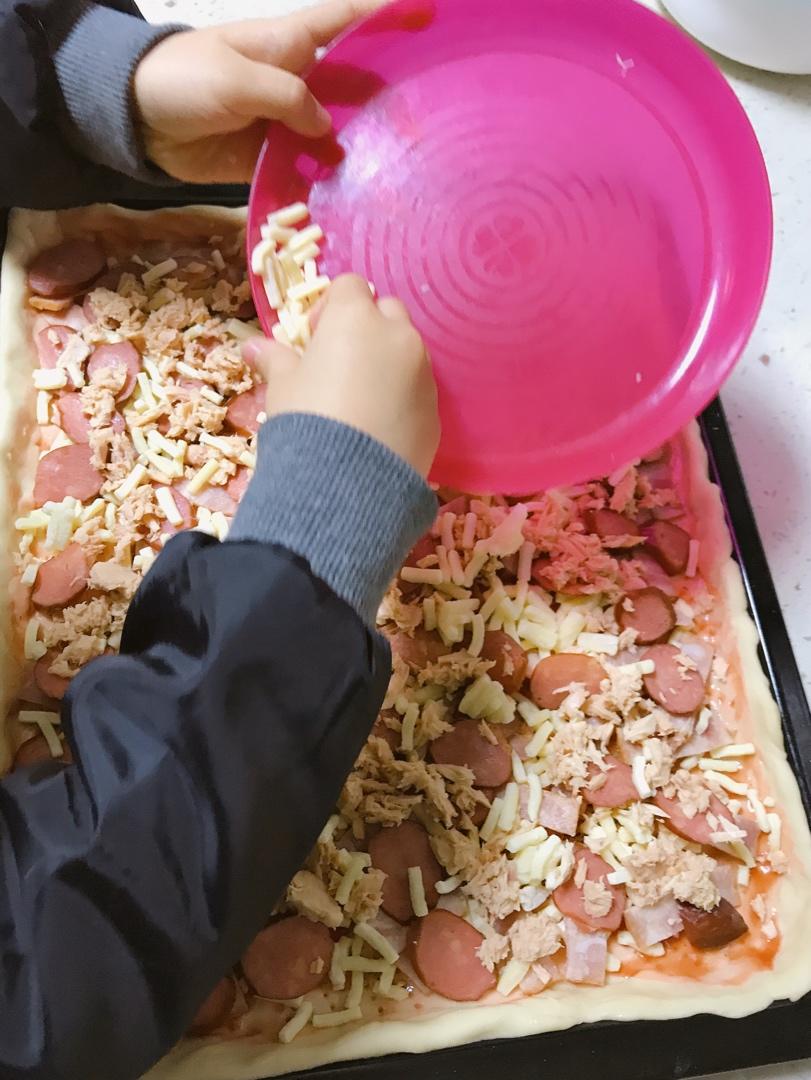 金枪鱼火腿pizza
