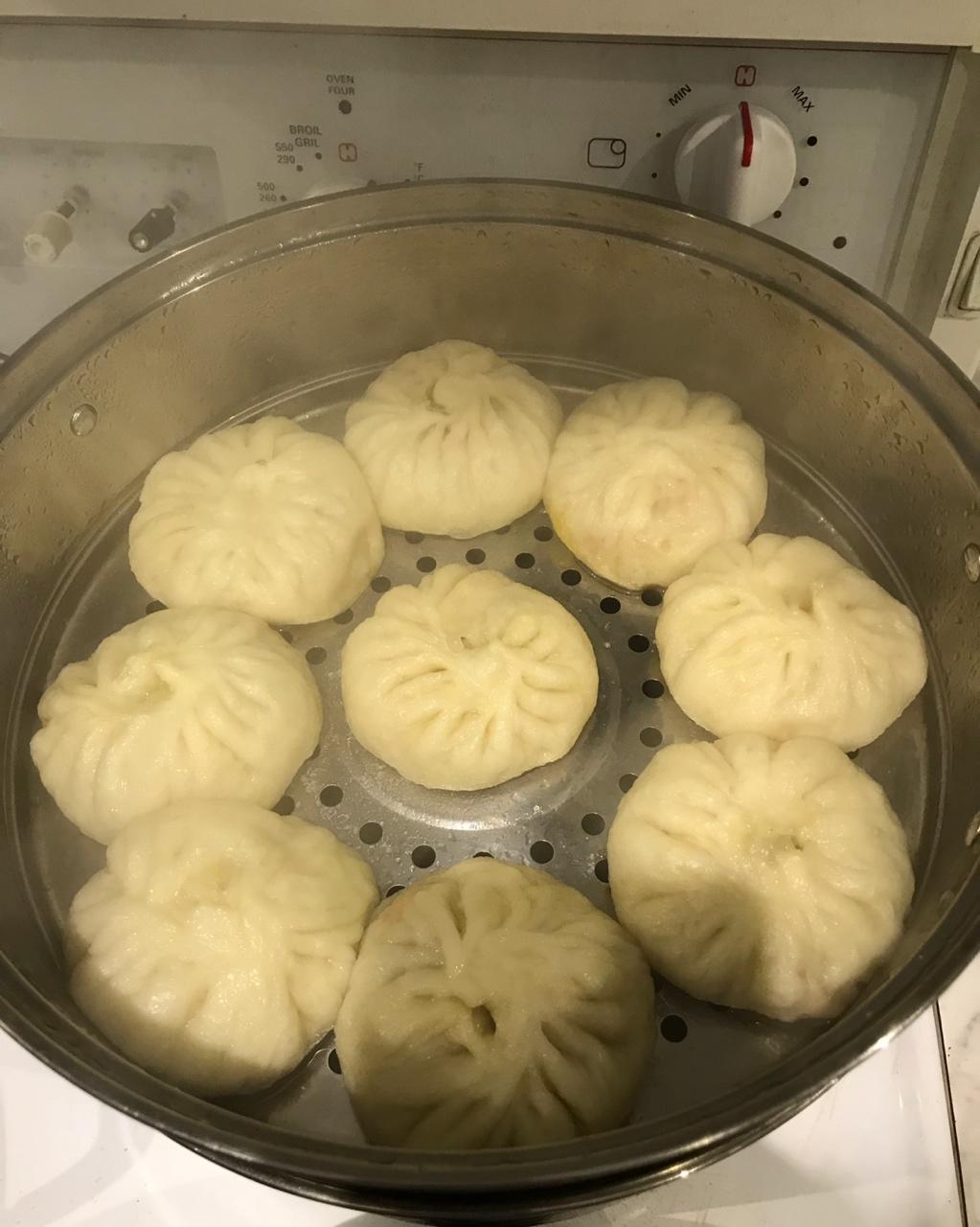 红萝卜圆白菜素菜包子（一次性发酵，附视频）