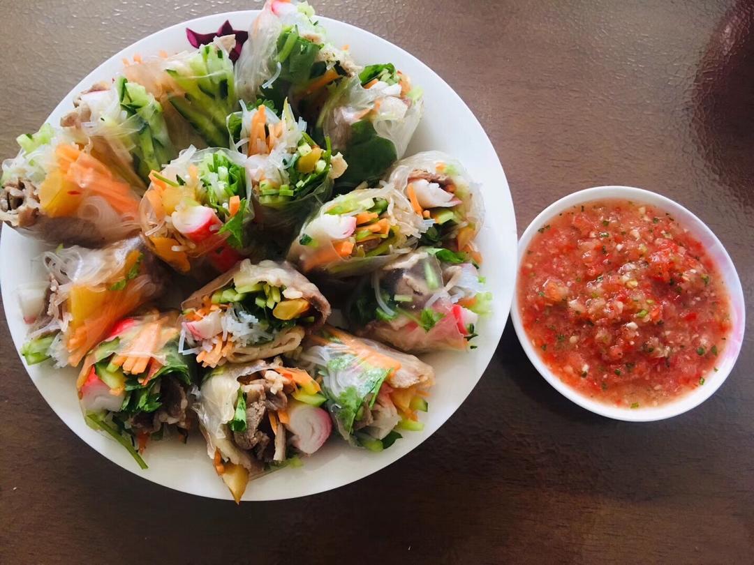 (好吃到停不下來的)正宗越南春卷 Spring Roll