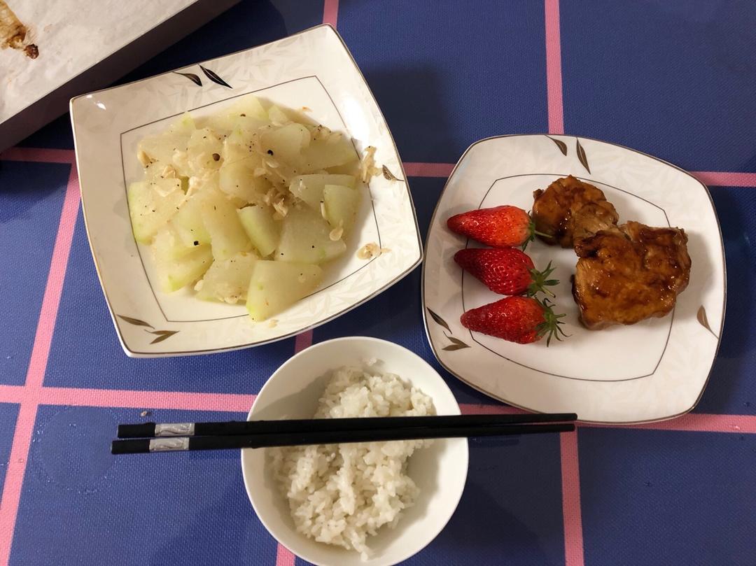 清炒冬瓜虾皮