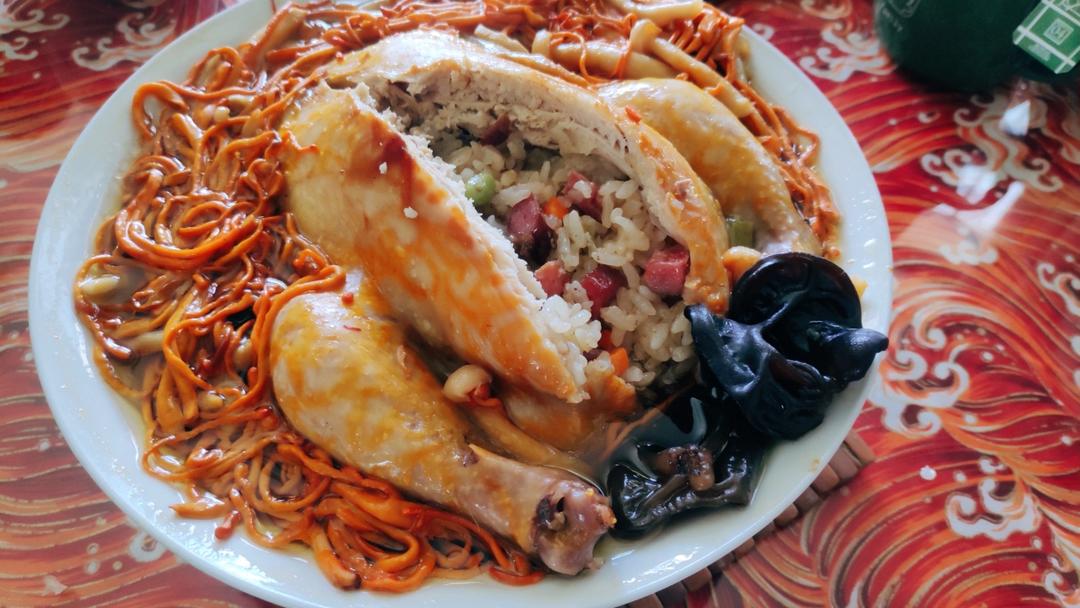 香菇黑木耳蒸鸡