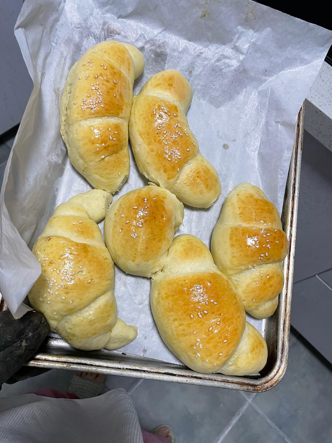 简单易操作中种面包