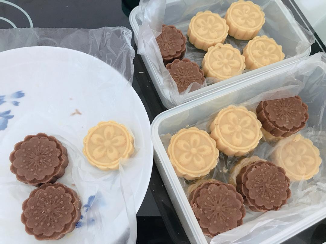 多味奶香绿豆糕