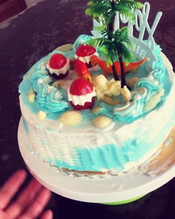 海洋酸奶慕斯蛋糕——乐众缤纷夏日烘焙大赛获奖作品