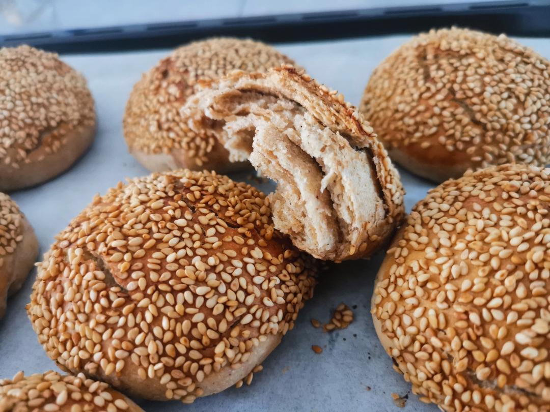 酥香千层烧饼，秒杀老字号