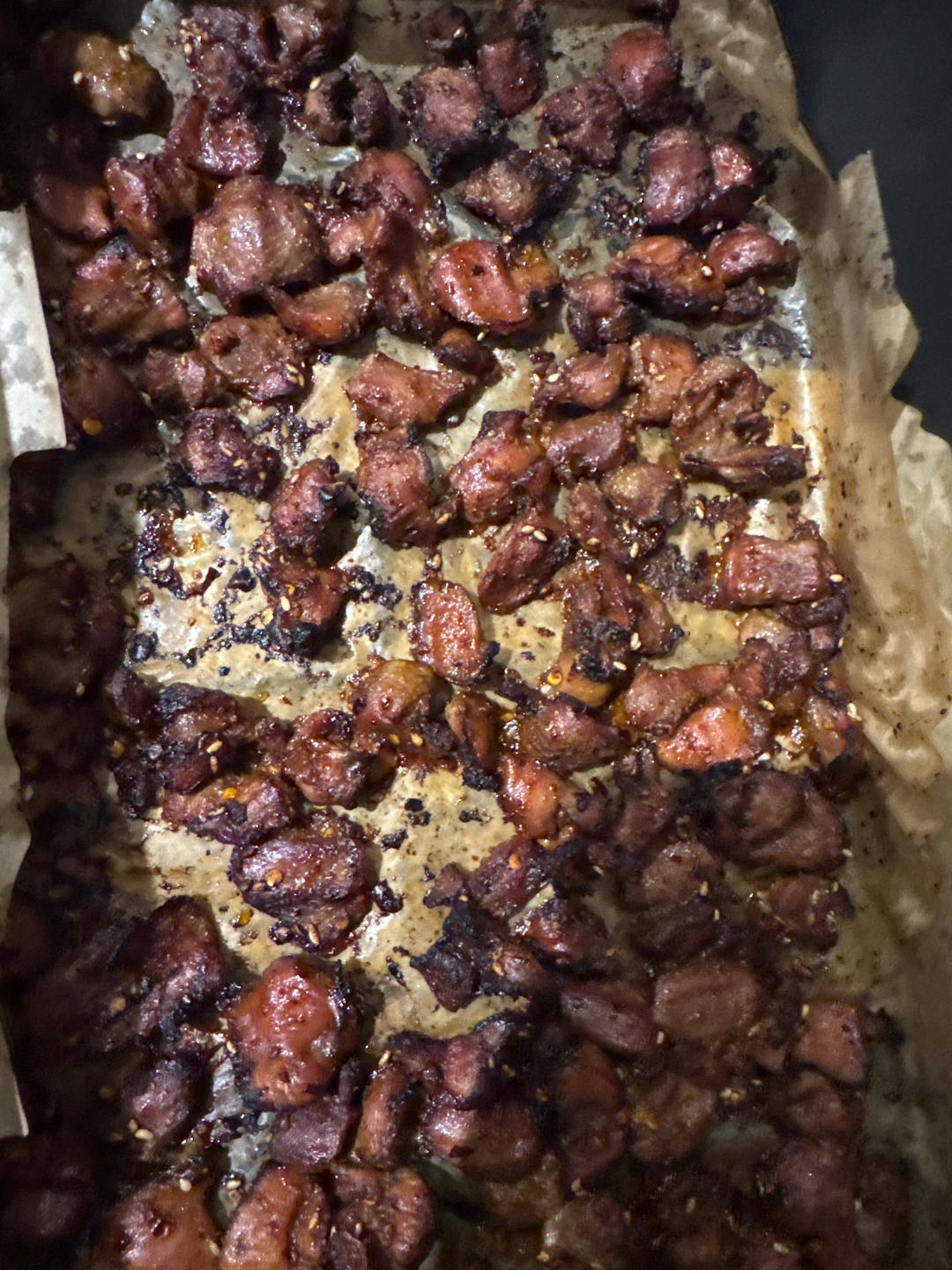 空气炸锅版·孜然烤鸡胗