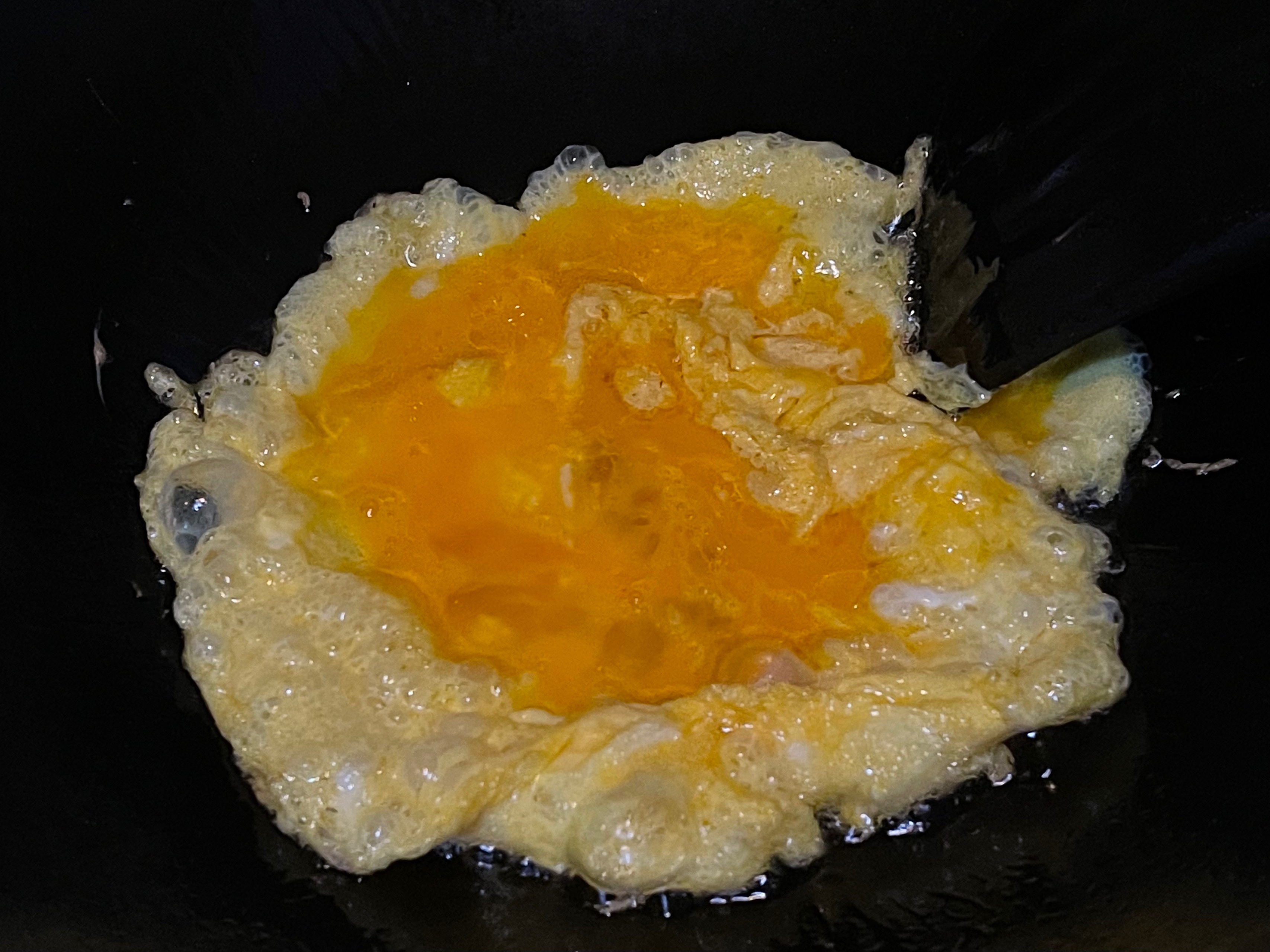 圆白菜鸡蛋炒饼的做法 步骤3
