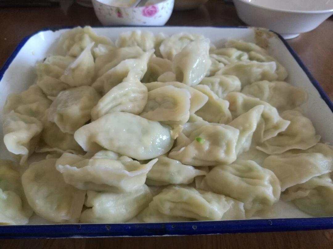 茭瓜鸡蛋虾仁饺子