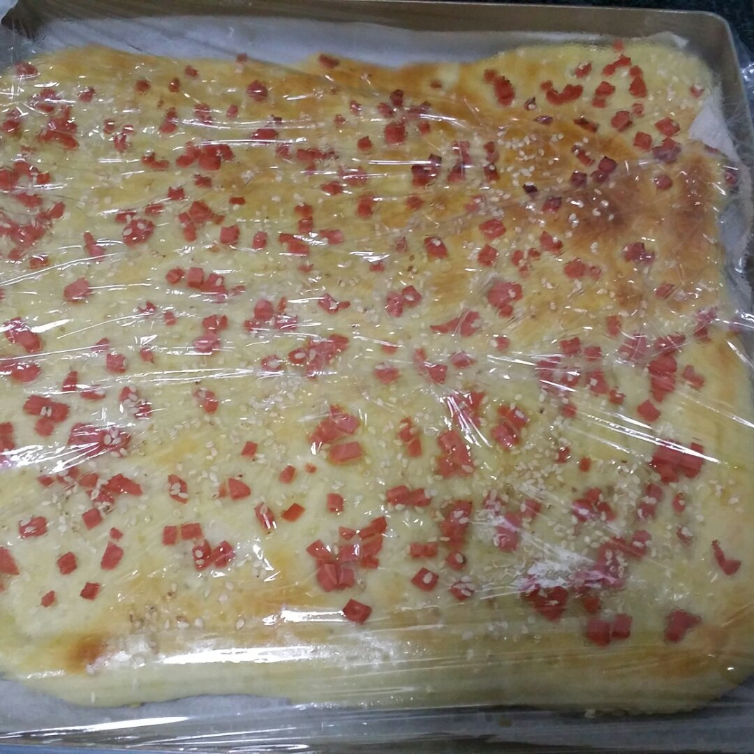 香葱肉松面包卷