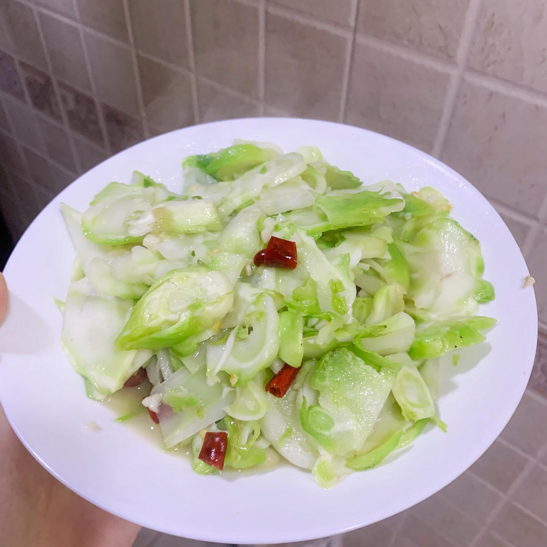 清炒儿菜（清香翠绿超好吃）