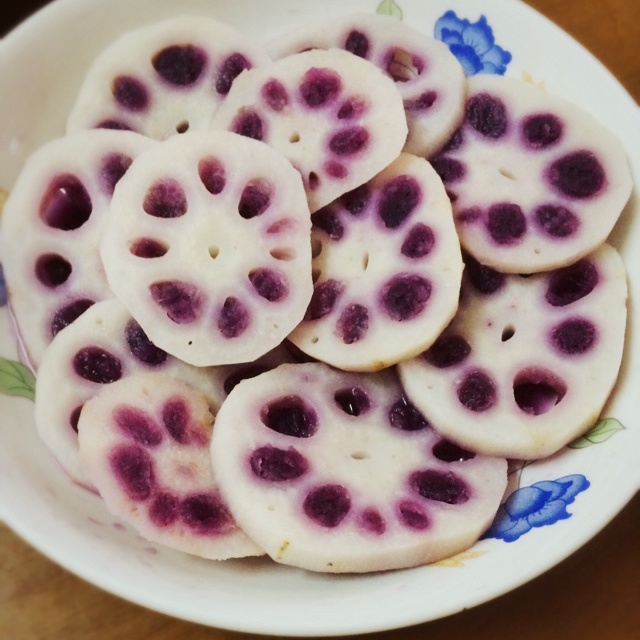 紫薯藕片