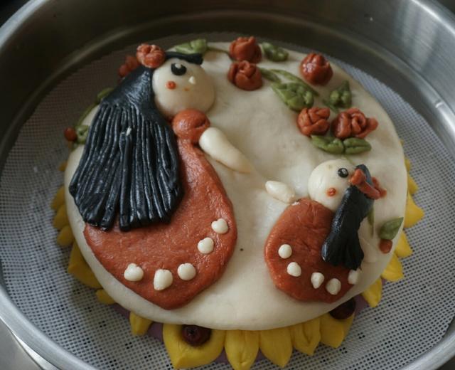 母女牵手红枣馒头(六一儿童节美食)的做法