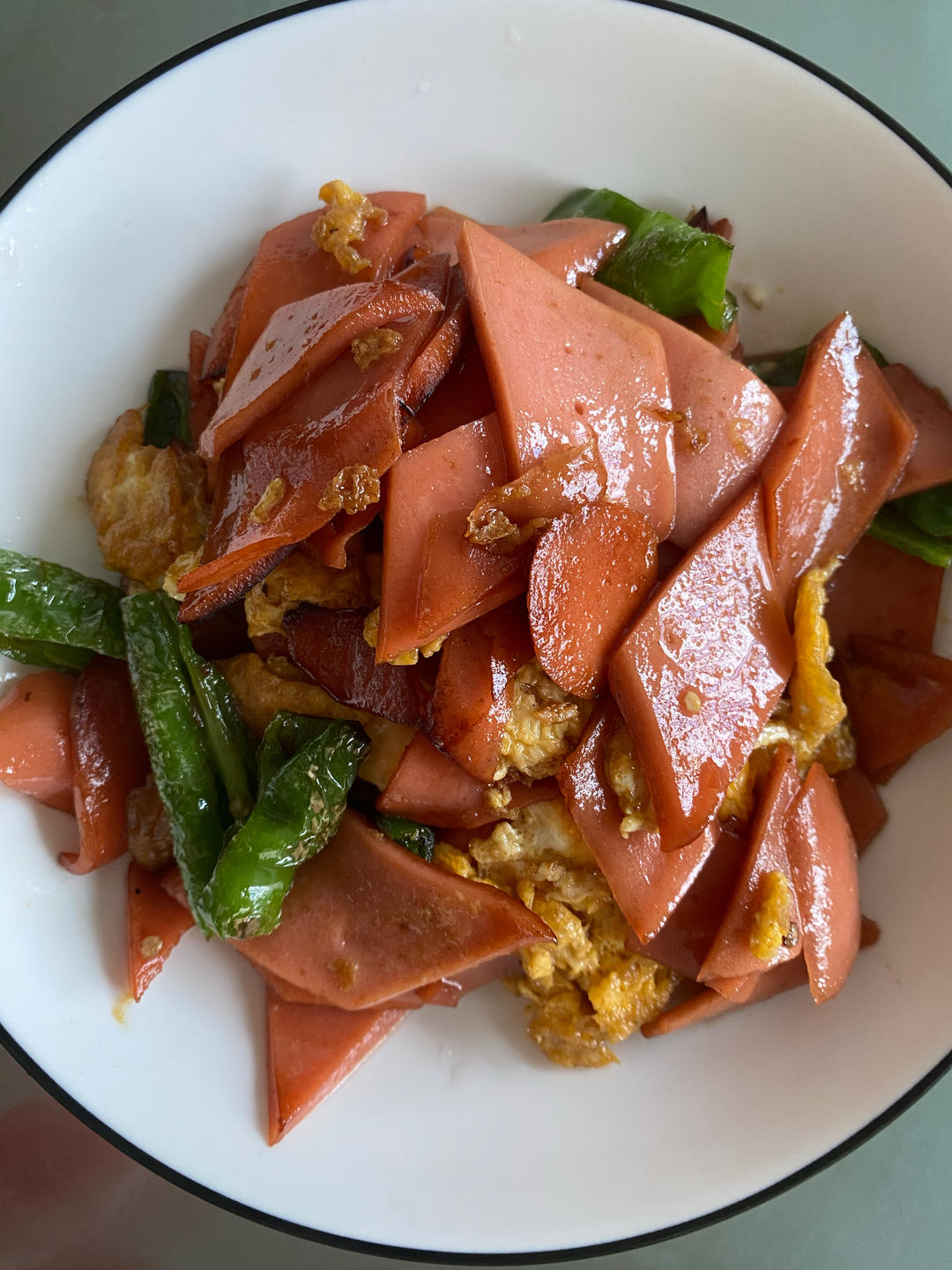 零失败🔥巨好吃又下饭的青椒火腿肠炒鸡蛋🔥