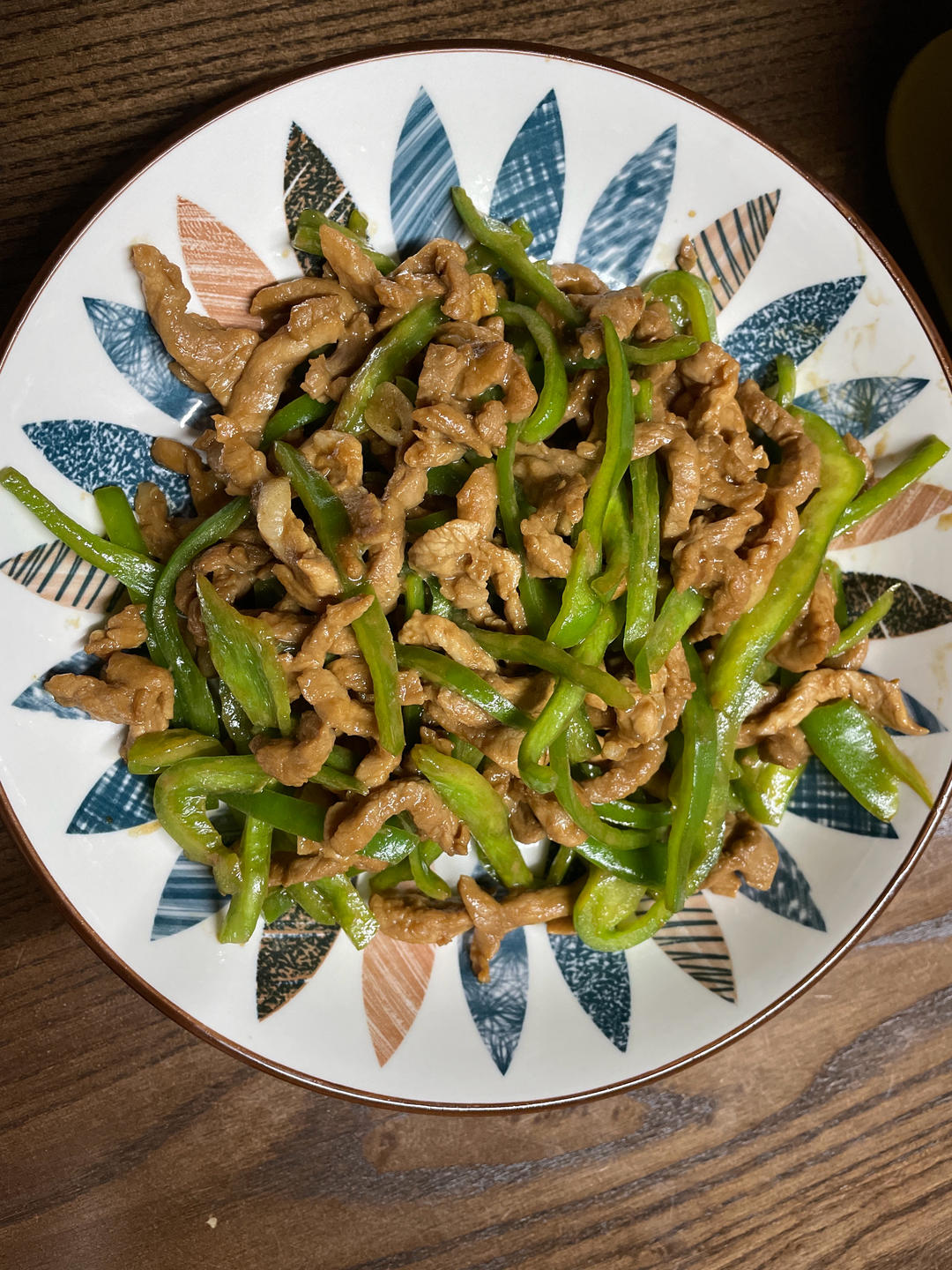 青椒炒肉丝