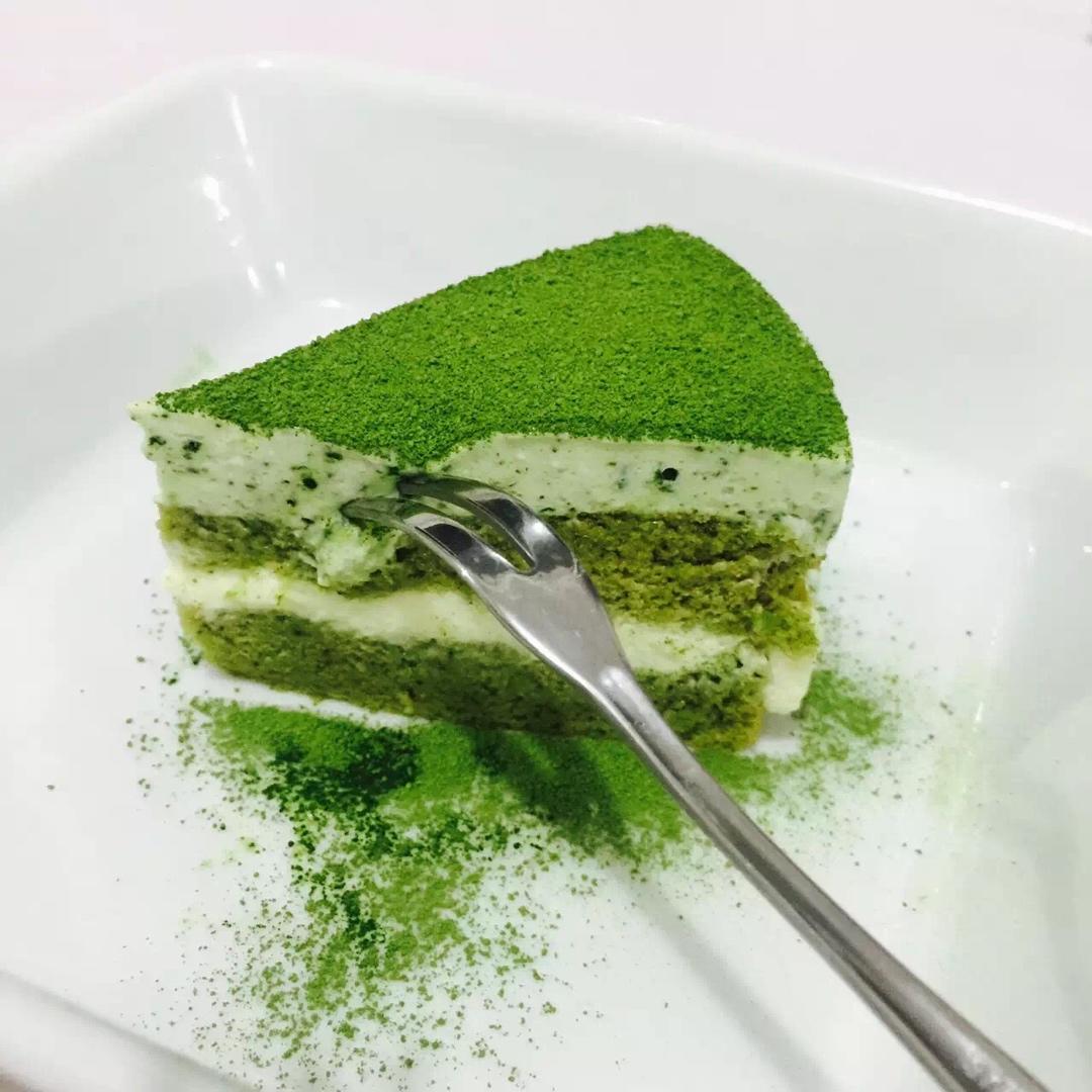 抹茶双享慕斯
