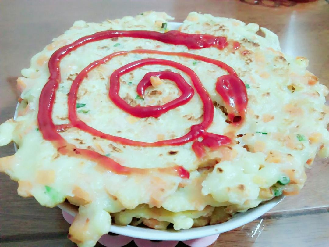 玉米萝卜烙饼
