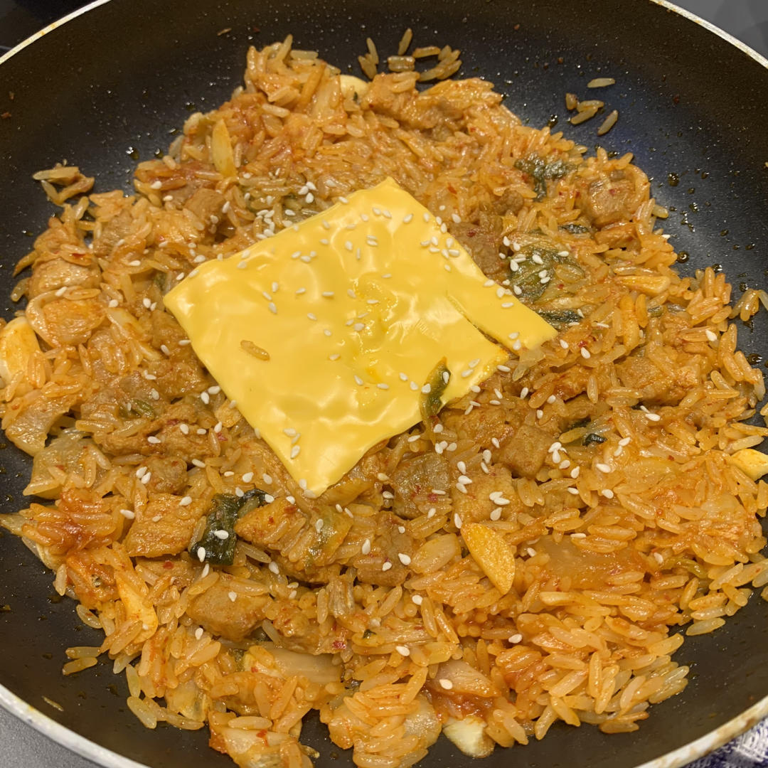 独家超简单 韩式泡菜炒饭