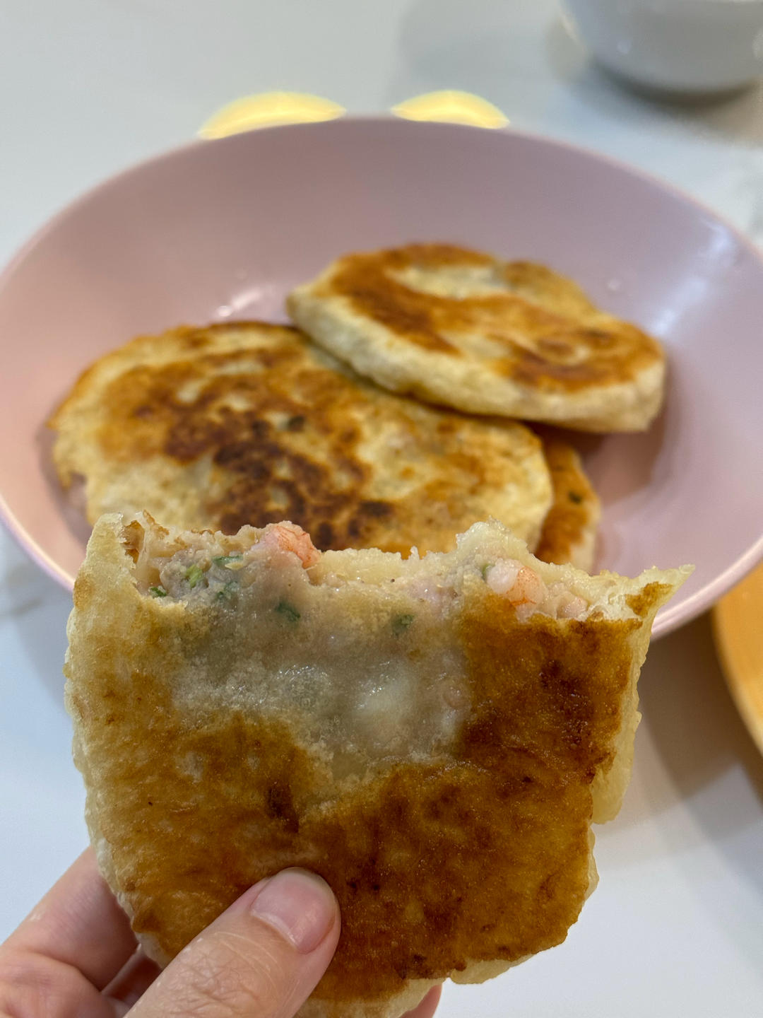超喧软的馅饼，冷了也不会变硬，全程不用揉面