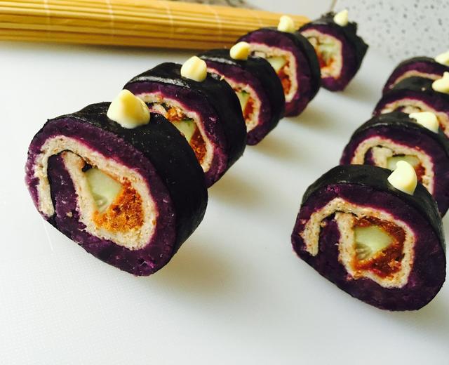 紫薯寿司卷的做法