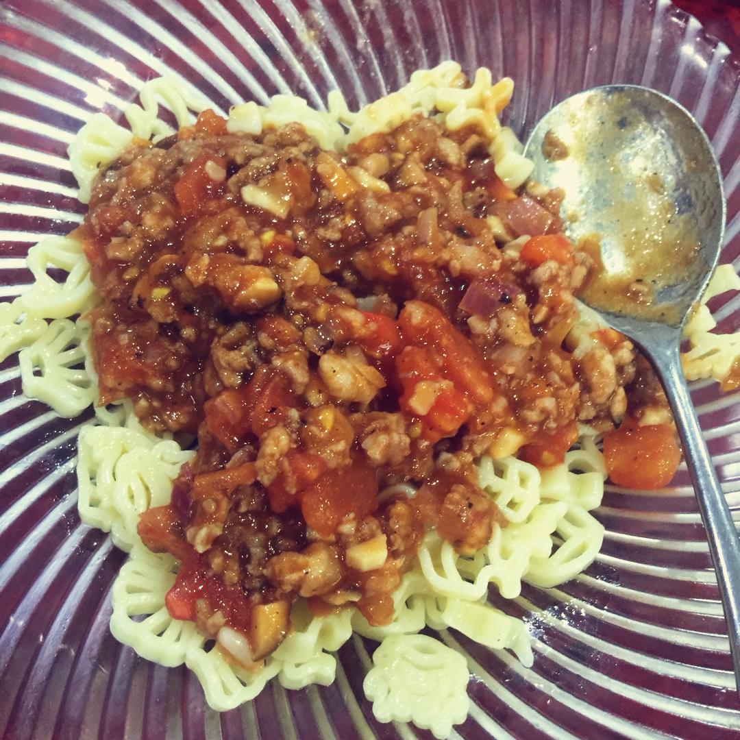 番茄肉酱意大利面