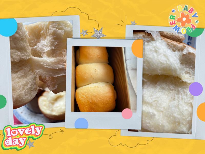 纯奶手撕吐司的做法 步骤1